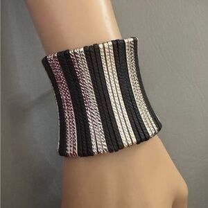 Cara striped stretch bracelet
